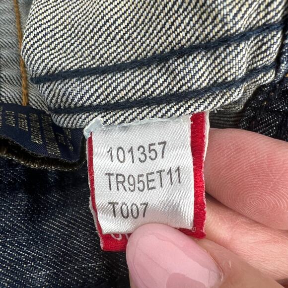 Vintage Marithe + Francois Girbaud Denim Jacket Size 4X Streetwear Grunge - Picture 9 of 14